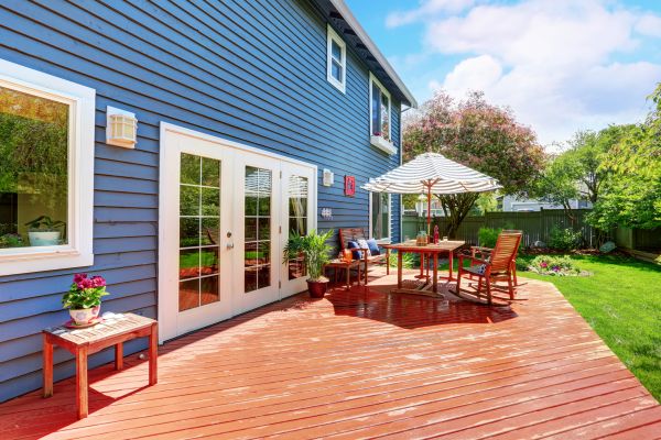 Blue Siding Installation in Richmond